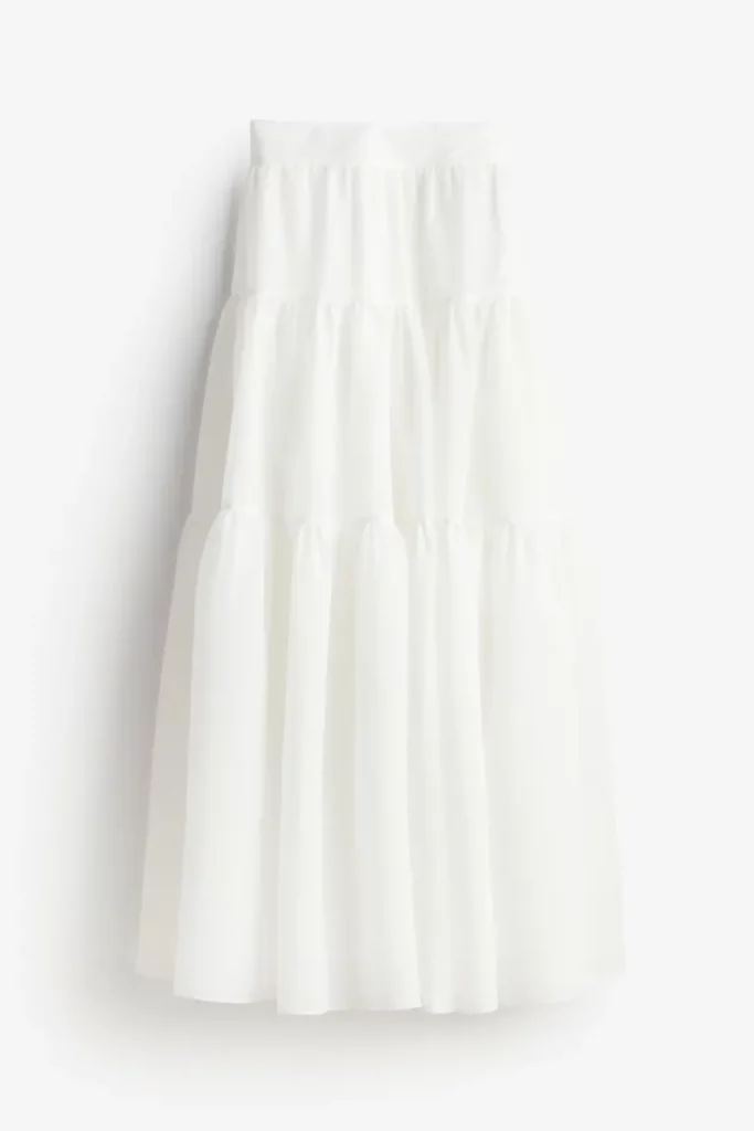 H&M ljeto bijela suknja